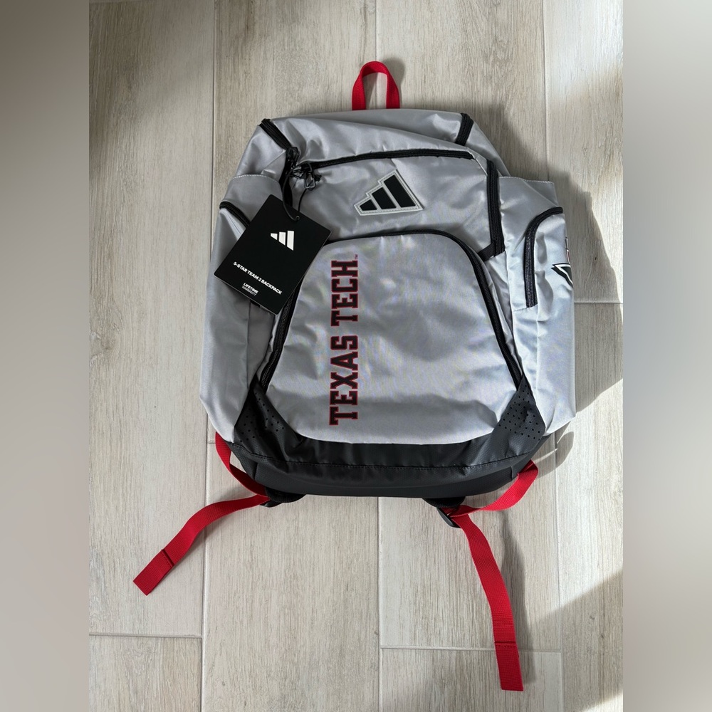 Adidas Texas Tech Red Raiders 5-Star Team 2 Backpack NWT